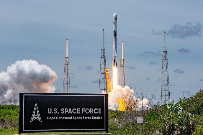 This photo provided by the U.S. Space Force shows the launch of a rocket at the Cape Canaveral Space Force Station in June 2021. 