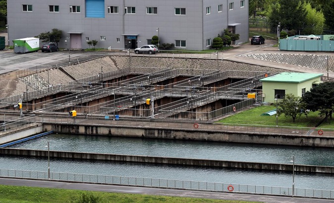 A water treatment plant in Incheon on July 20, 2020. (Yonhap)