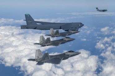 S. Korea, U.S. Stage Combined Air Drills Involving America’s B-52H Bombers, F-22 Fighters