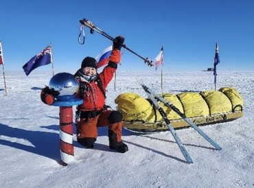 Mountaineer Kim Young-mi Completes Unassisted Solo South Pole Expedition