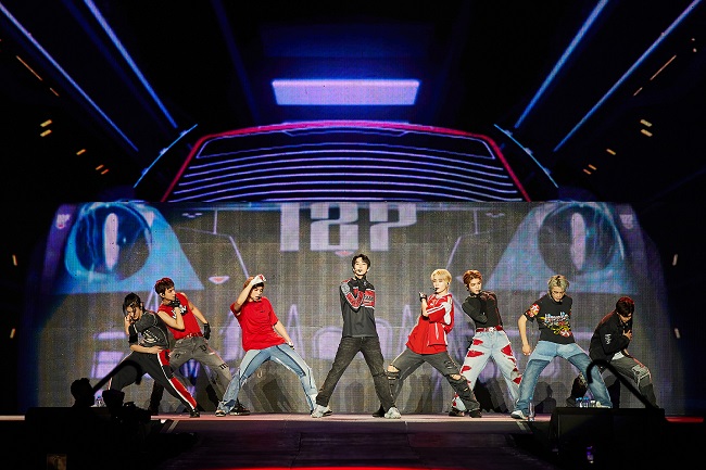 NCT 127 performs during a concert held in Mexico City, Mexico, on Jan. 28, 2023, in this file photo provided by its management agency SM Entertainment.