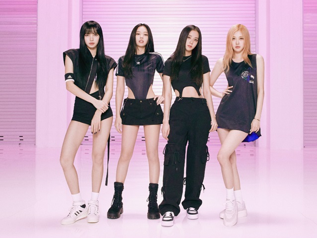 K-pop girl group BLACKPINK is seen in this photo provided by YG Entertainment.