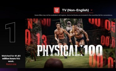 ‘Physical: 100′ Tops Netflix’s Non-English TV Show Chart