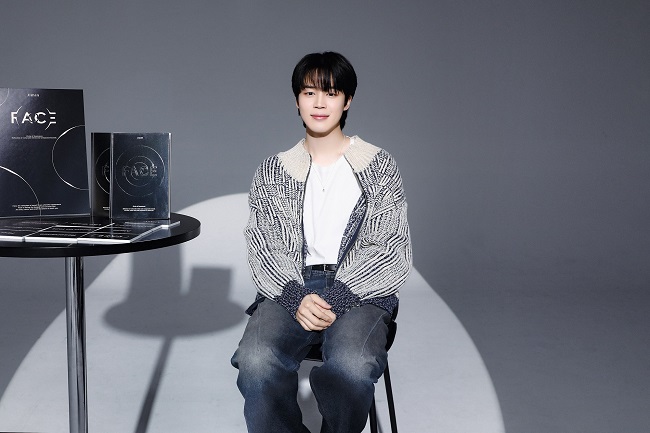 Jimin, a member of the K-pop supergroup BTS, is in this photo provided by BigHit Music on March 24, 2023. 