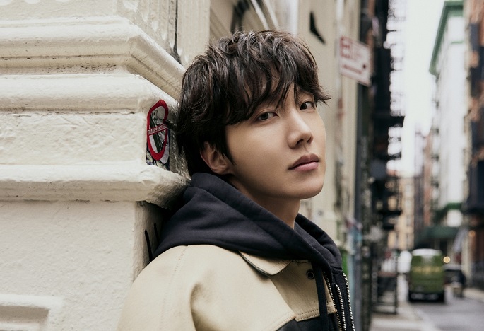 J-Hope, a member of the K-pop supergroup BTS, is seen in this concept photo, provided by BigHit Music on March 2, 2023, for "on the street," his individual single. 
