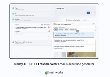 Freshworks Embeds Generative AI to Help Customer Support, Sales and Marketing Teams Improve Quality and Efficiency