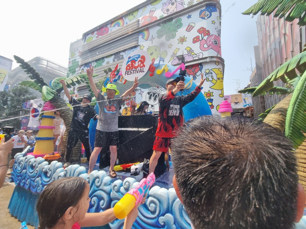Boryeong City Delegation at Songkran Global Parade, Thailand's Water Festival