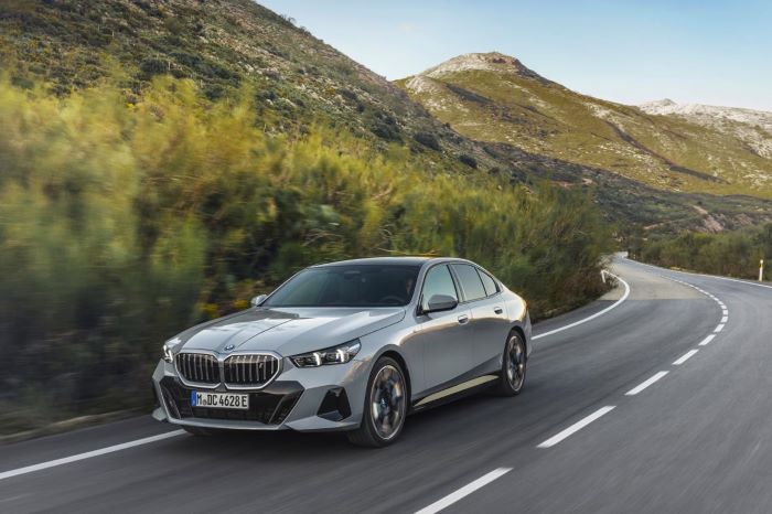 This file photo provided by BMW Korea shows the German carmaker's new 5 series model, which will be launched in South Korea in October 2023.