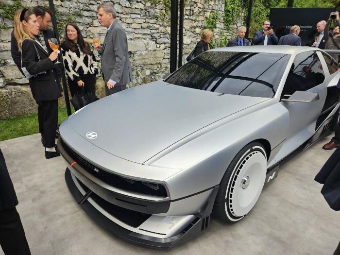 Hyundai Unveils Restored Pony Coupe Concept at Hyundai Reunion