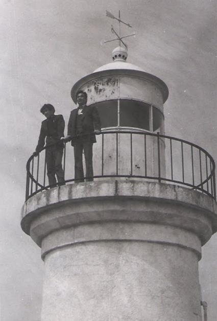 A view of the Palmido Lighthouse in the 1960s.