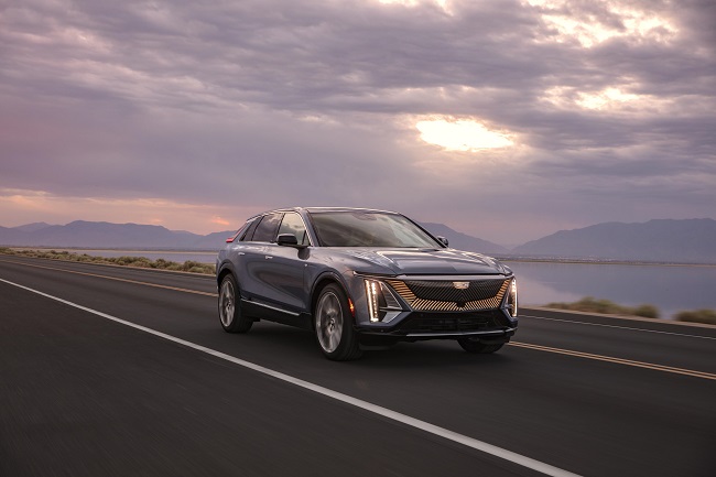 This file photo provided by GM Korea shows the Cadillac Lyriq all-electric model.