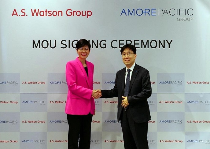 Amore Pacific Group Signs MOU with Retail Giant A.S. Watson Group to Expand Global Business