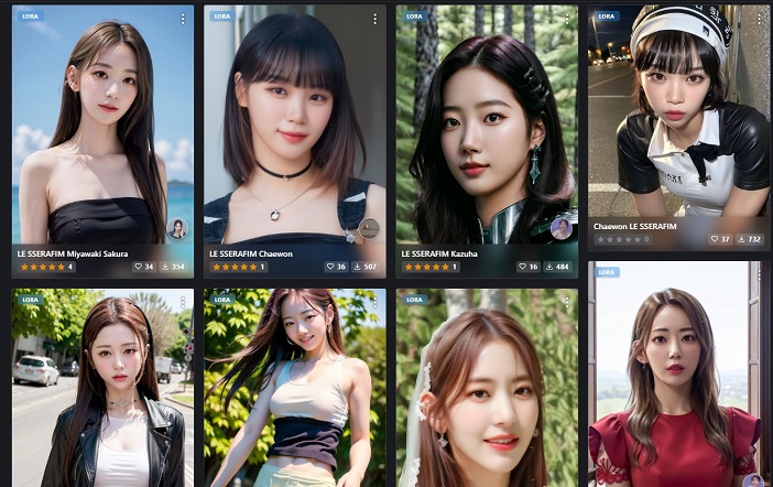 Illicitly Collected K-pop Photos Fuel Widespread Distribution of AI Models