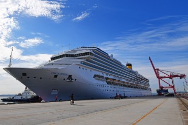 Int’l Cruise Ship Trial Operation Launched in Pohang