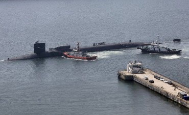 U.S. Nuclear-powered Submarine Arrives in S. Korea After N. Korea Launch