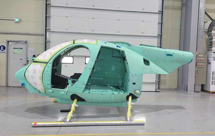 Korean Air Delivers 1st Fuselage for Boeing AH-6 Helicopter Program