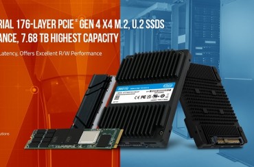 ATP Electronics Launches Industrial 176-Layer PCIe® Gen 4 x4 M.2, U.2 SSDs Offering Excellent R/W Performance, 7.68 TB Highest Capacity