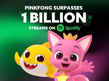 Pinkfong’s Animal Songs Top 1 bln Streams on Spotify