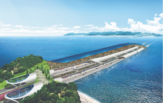 Longest Undersea Tunnel in Korea Enhances Tourism Appeal with Landscape Lighting