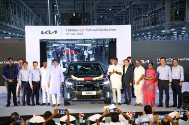 Kia Produces Accumulated 1 mln Vehicles in India Plant