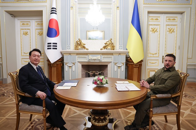 S. Korea Earmarks 520 bln Won for Ukraine Support Budget for 2024