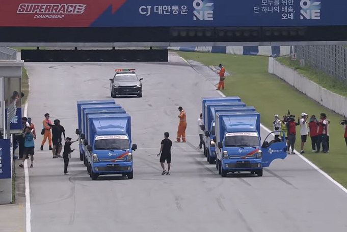 Delivery Trucks Transform into Competitors on the Circuit