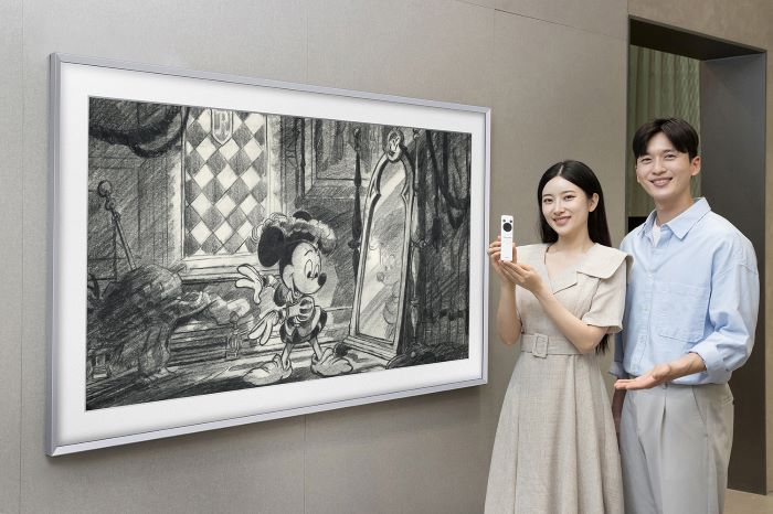 Samsung has unveiled a limited edition Frame TV range to celebrate the  100th anniversary of The Walt Disney Company