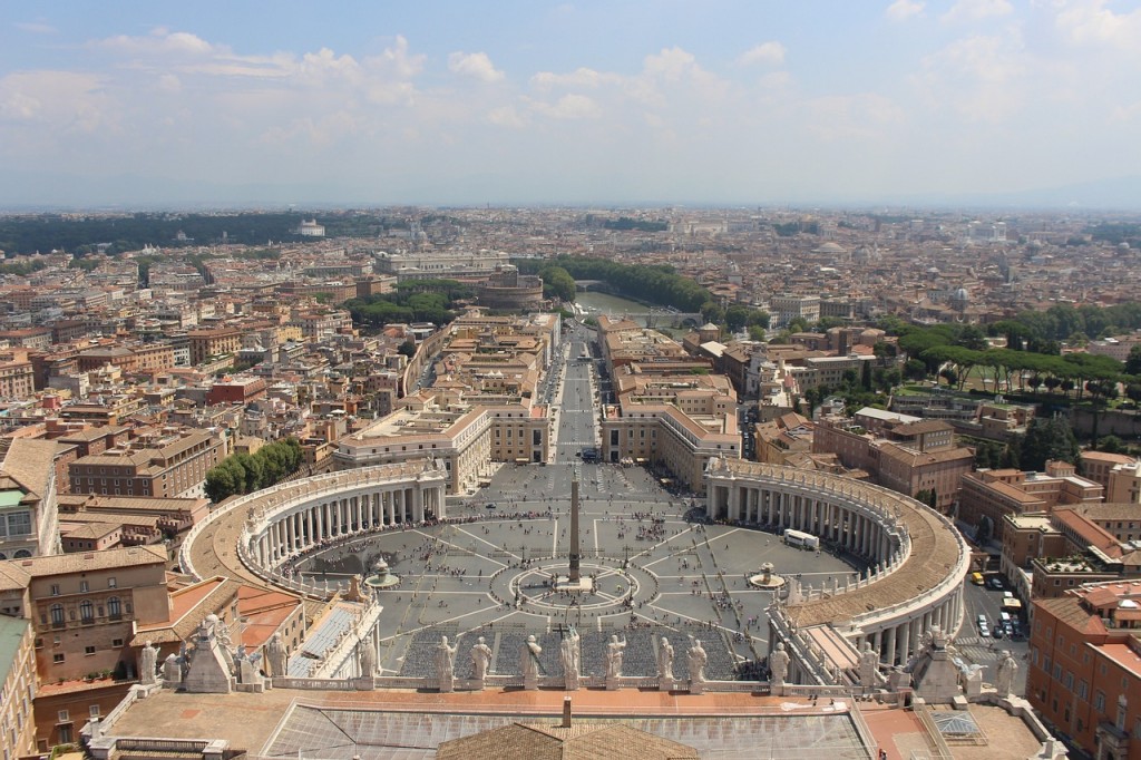 Despite its diminutive size, the Vatican commands global attention as the global epicenter of Catholicism and the residence of the Pope. (Image courtesy of Pixabay)