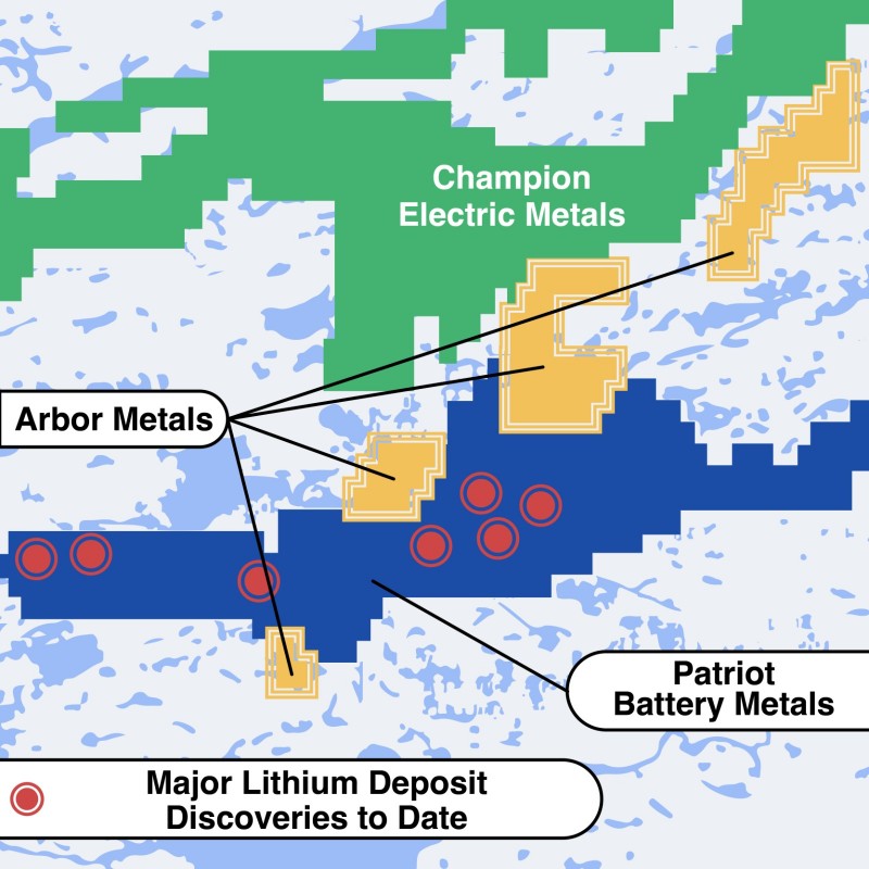 Arbor Metals Identifies New Pegmatite Outcrops at Jarnet Lithium Project, Quebec, Canada