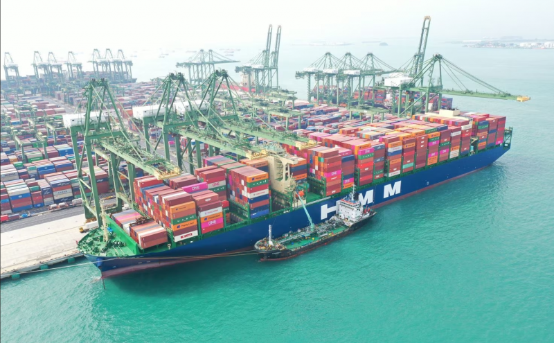 GS Caltex, HMM Begin Pilot Operation of Container Ship Running on Bio Marine Fuel