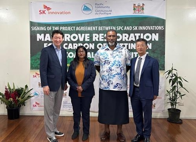 SK Innovation Signs MOU for Forest Restoration Project in Fiji