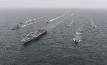S. Korea, U.S., Japan Stage Trilateral Maritime Interdiction Drills for 1st Time in 7 Years