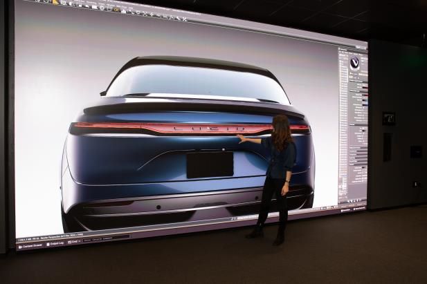 Samsung's 'The Wall' Powers Lucid Motors' Cutting-Edge Vehicle Design Studio 1