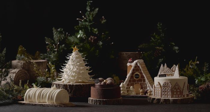 Lotte Hotel Seoul and Lotte World are selling Christmas cakes such as Bear House, X-mas House, and Noël Cake. (Image courtesy of Lotte Hotel Seoul and Lotte World)