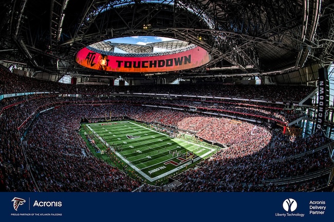Acronis Announces New #TeamUp Partnership with the Atlanta Falcons and Liberty Technology