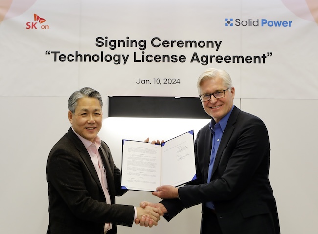 SK On, U.S. Startup to Jointly Develop Solid-state Batteries