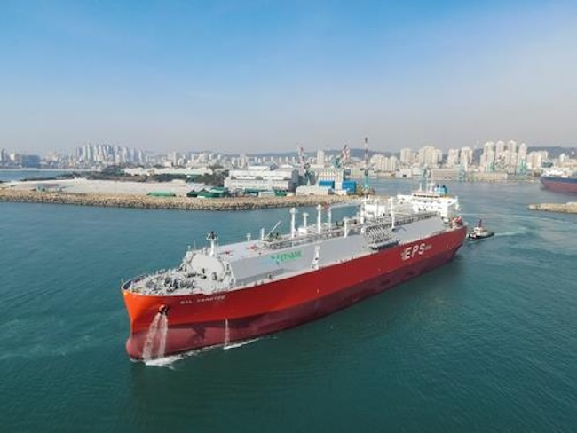 HD Korea Shipbuilding Wins 230 Bln-won Order for Ethane Carrier
