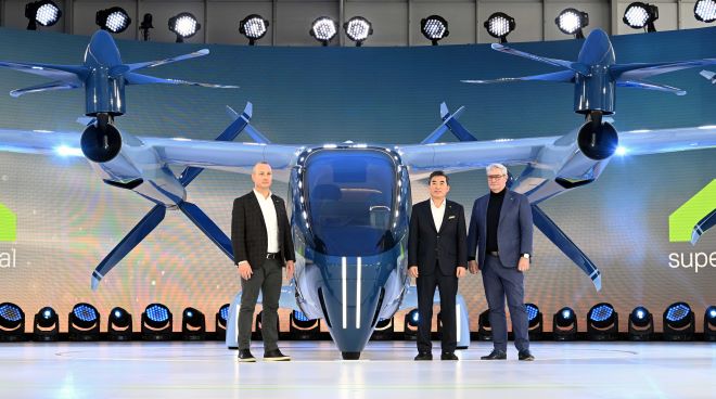 Hyundai Motor Unveils Prototype of New Air Taxi at CES 2024