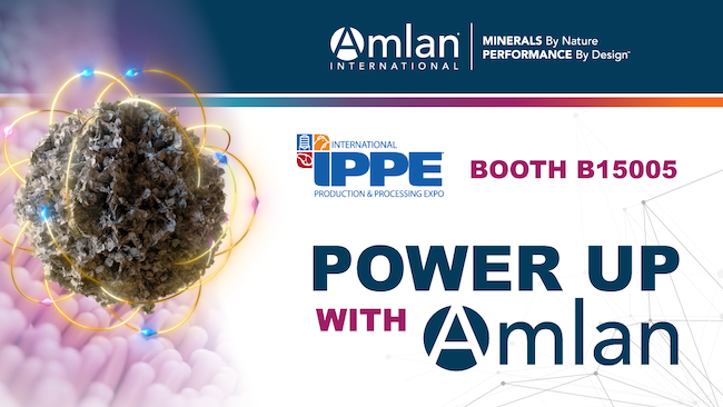 Amlan International Set To Exhibit Natural Mineral Technology At International Production And Processing Expo (IPPE)