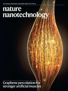 Nature Nanotechnology published Prof. Kim's paper as the cover article. 