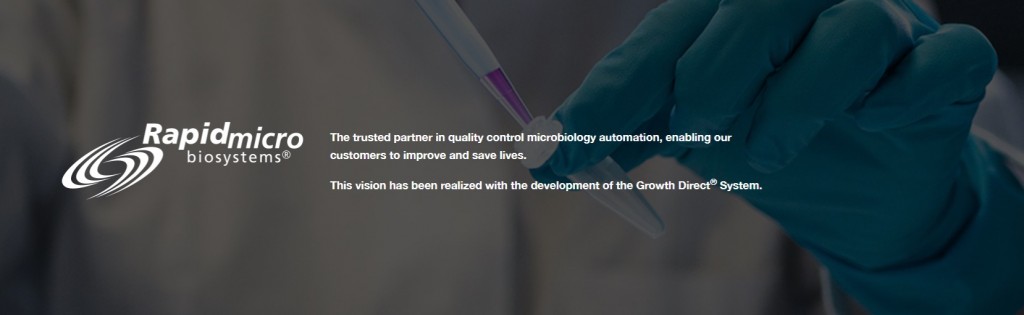 Rapid Micro Biosystems is an innovative life sciences technology company providing mission critical automation solutions to facilitate the efficient manufacturing and fast, safe release of healthcare products such as biologics, vaccines, cell and gene therapies, and sterile injectables. (Image from the company webpage)