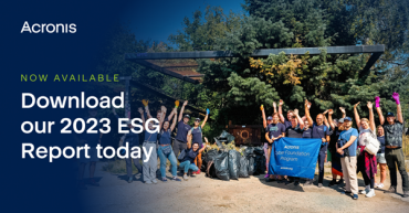 Beyond Cyber Protection Leadership: Acronis’ Environmental and Social 2023 ESG Report Revealed