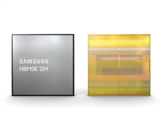 Samsung Electronics Develops 36GB HBM3E with 12 Layers