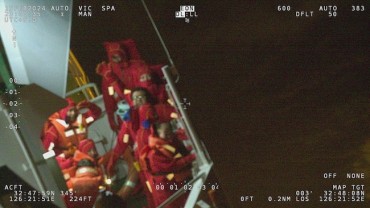 All 11 Crew Members Rescued after Cargo Ship Sinks off Jeju