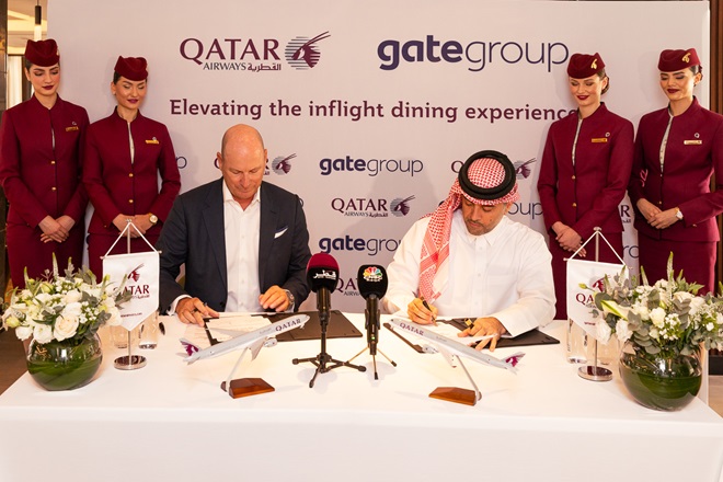Qatar Airways and Gategroup Launch New Partnership to Elevate Inflight Dining