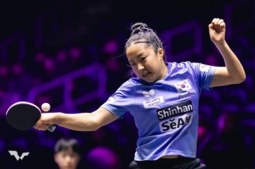 S. Korean Players Gone Early at Int’l Table Tennis Event on Home Soil