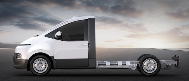 Hyundai Unveils Design for Its First Electric Commercial Vehicle Platform, ‘ST1′
