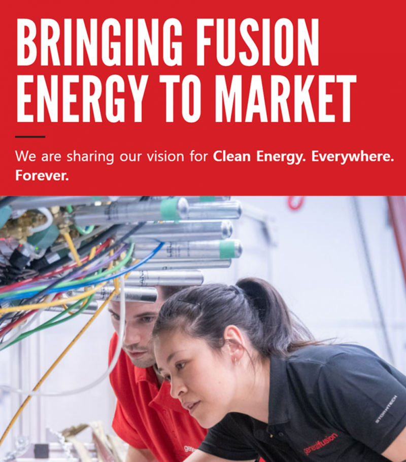 General Fusion closes oversubscribed US$22 million financing; welcomes new Board members