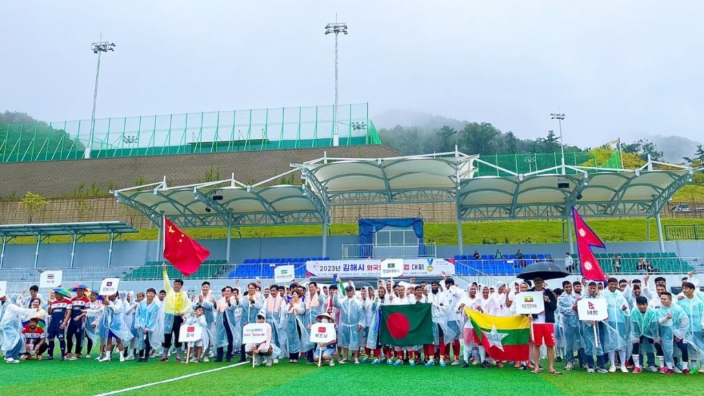 Mini World Cup tournament for foreign residents in Gimhae, which held in September, 2023 (Image provided by the city of Gimhae)