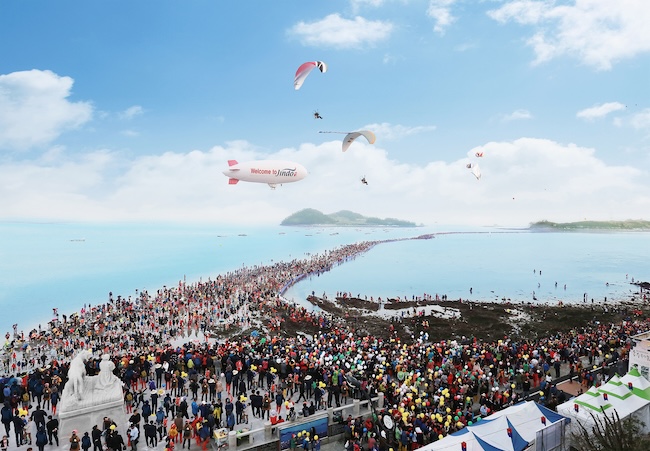 Jindo’s Miracle Sea Road Festival Concludes with Record Attendance